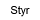 Styr